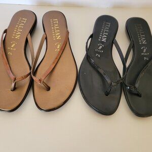Italian Shoemakers Flip Flop Sandals Size 7.5